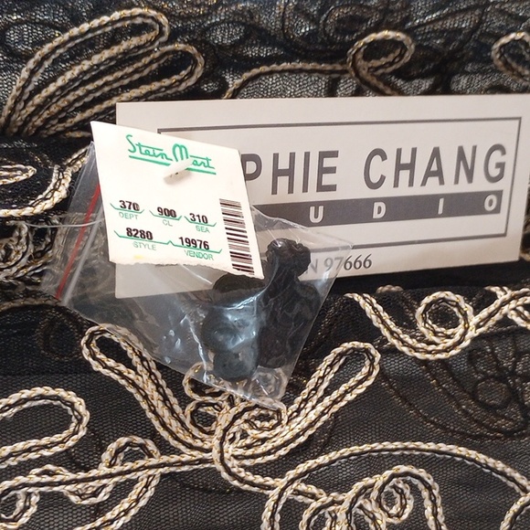 NWT Sophie Chang Sheer Cardigan Embroidered Large Lace Long Sleeve - Picture 6 of 8